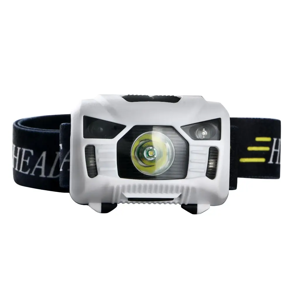 Фонарь налобный светодиодный с ИК датчиком 3000 лм зарядка через USB|mini led headlamp|led