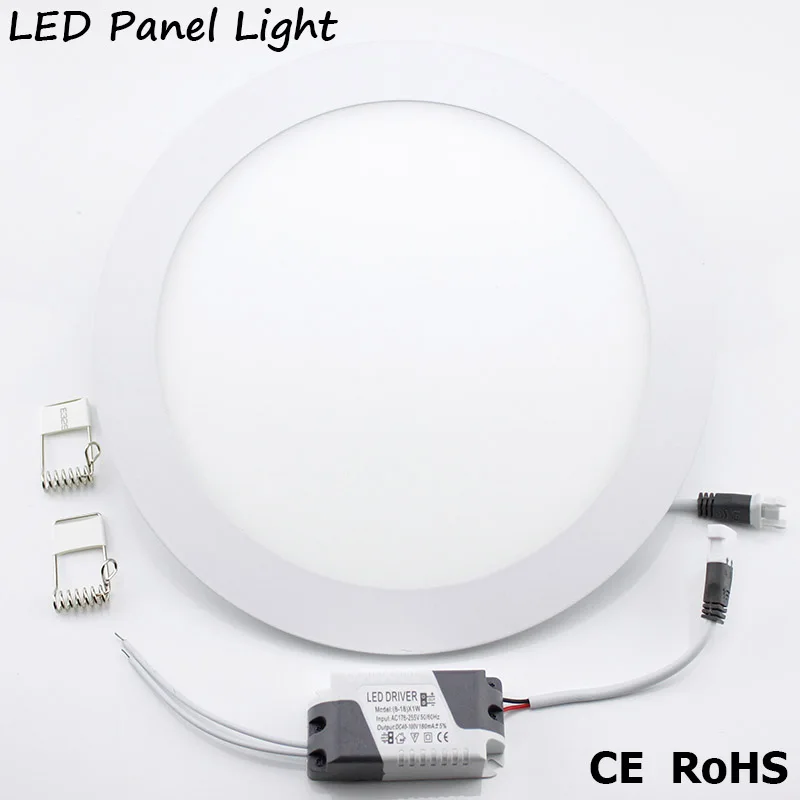 

LED Panel light lamp AC 220V 3W 4W 6W 9W 12W 15W 18W Round led downlight High brightness spot light