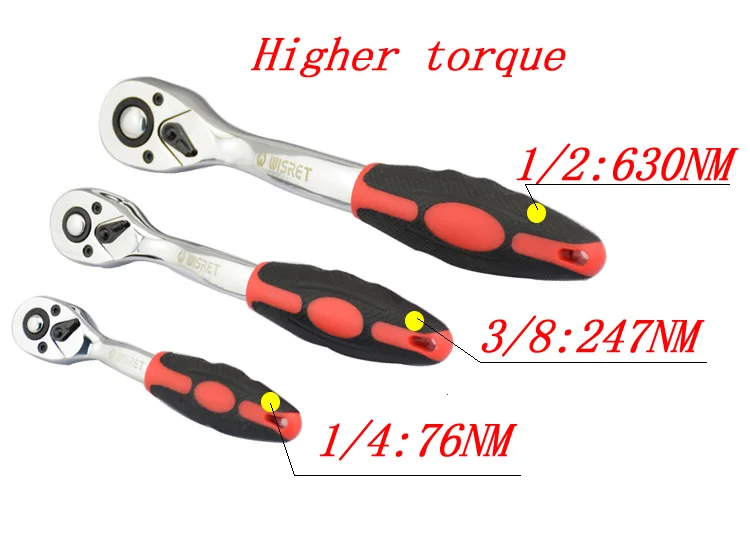 TAIWANG высокое toreque ключ с храповым механизмом 1/4 3/8 1/2 3/4DR хром-ванадиевые ручные инструменты гаечный ключ с трещоткой ключ с храповым механизмом es