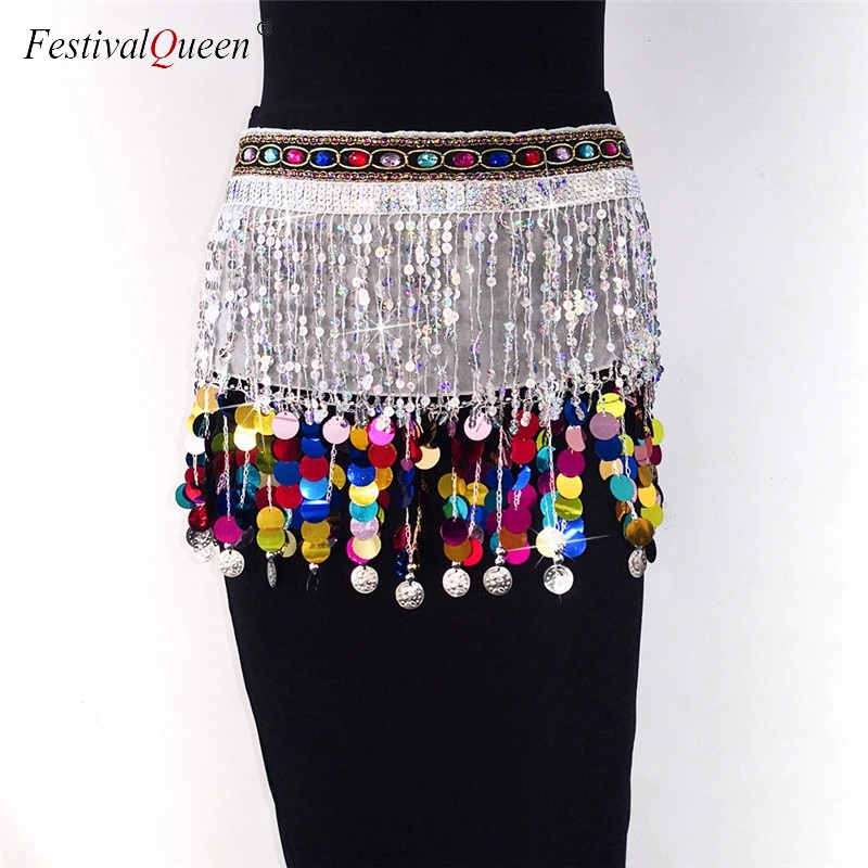 FestivalQueen сексуальные бахромы юбки с пайетками Женские летние пляжные сценические вечерние мини-юбка со шнуровкой