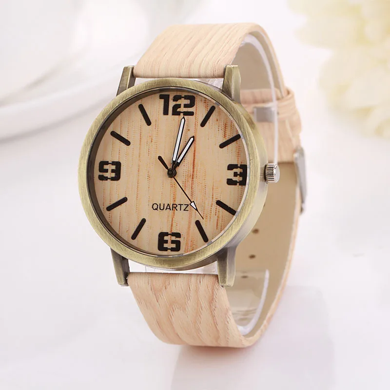 2018 Montre Femme женские часы с арабскими цифрами из искусственной кожи аналоговые
