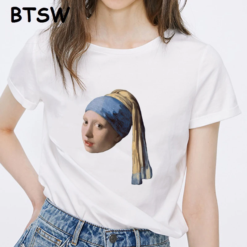 Makeup Pig Graphic Tee Women Clothes Vogue Harajuku Funny Cotton T-shirts Camisetas Mujer Vintage Tee Shirt Femme
