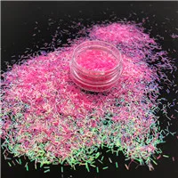 Pink-5g Цветная яркая мишура, блестящая переливчатая радуга, розовый, голубой, белый, желтый, золотой цвет, маникюр, ногти, искусство, блестки для тела, вечерние украшения - Цвет: Pink-5g