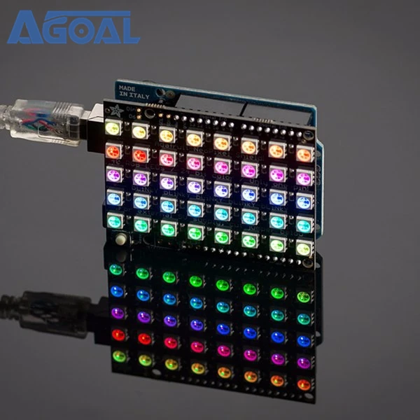 CJMCU 40 бит 5x8 WS2812B 5050 RGB светодиодный драйвер макетная плата 5*8 Бесплатная доставка |