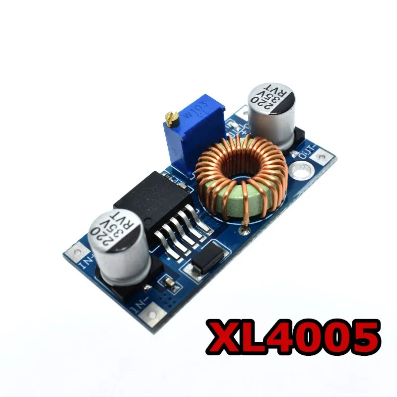 XL4005 DSN5000 за LM2596 DC-DC Регулируемый понижающий 5A 75 Вт модуль питания большой ток большой мощности