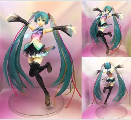 Фигурка Хацунэ аниме Мику модель 10th anniversary Miku куклы Decoratoin Классическая коллекция
