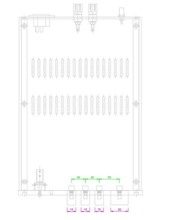 

DIYERZONE DIY Amp Box/ 215*70*310 L14-44