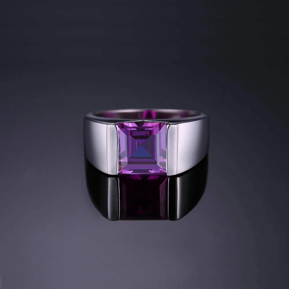 Jewelrypalace Для мужчин площади 3.3ct создан Александрит сапфир 925 Щепка кольцо Винтаж