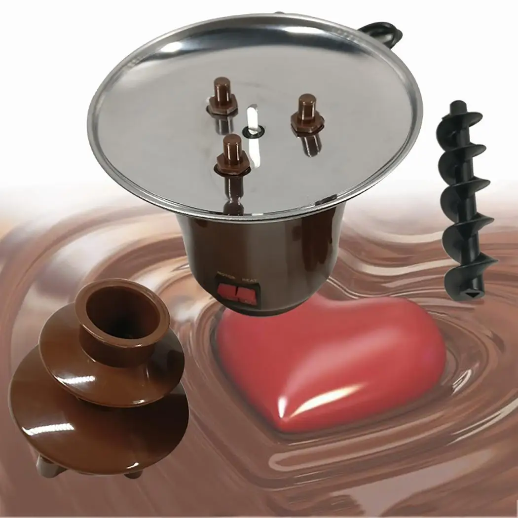 3-х уровневый мини Шоколад для подогрева шоколадный фонтан и т. д. дома бар