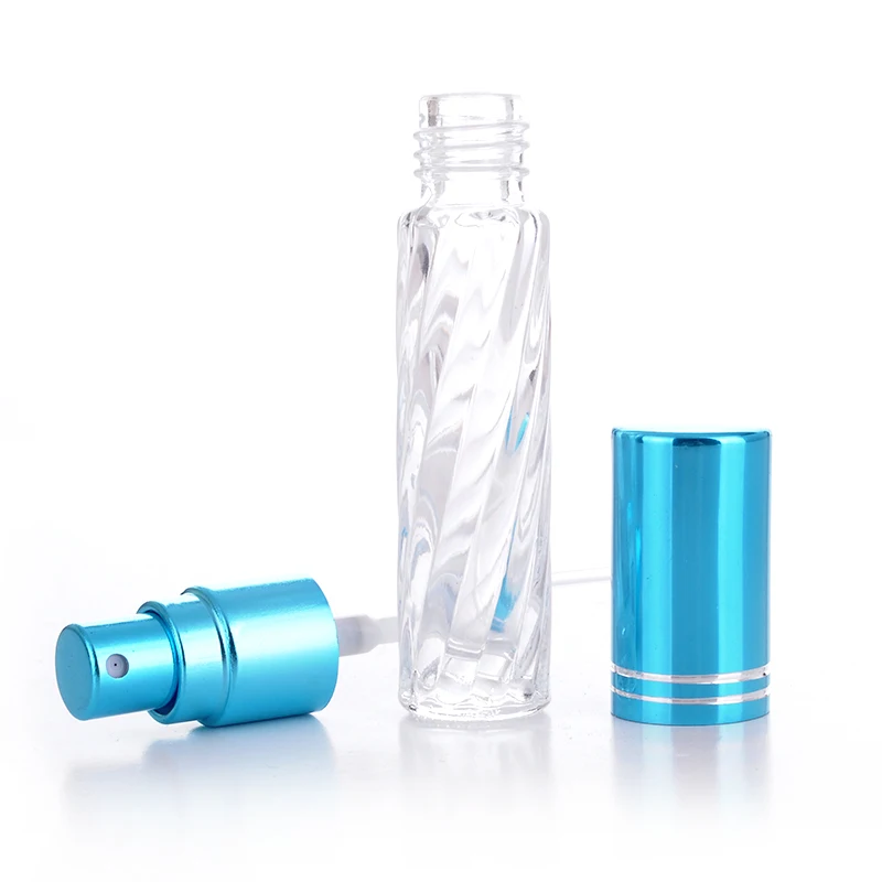 4 мл мини высокое качество портативный стеклянный флакон духов с алюминиевым