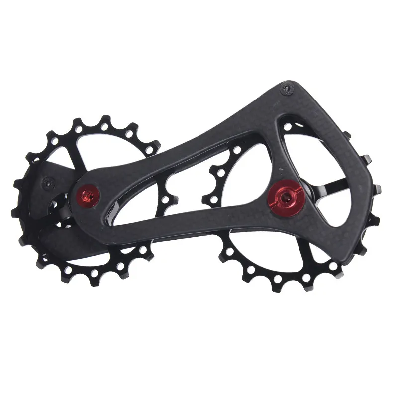 17TS MTB дорожный велосипед задний переключатель шкив, CNC AL направляющее колесо комплект системы керамический подшипник Jockey для SHIMANO Tiagra 105 5800 4600