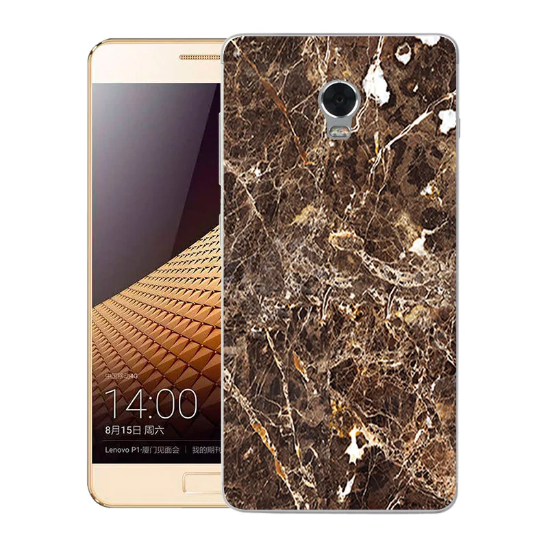 Мягкий силиконовый чехол из ТПУ для Lenovo Vibe P1 с мраморным принтом|lenovo cover|lenovo vibe p1