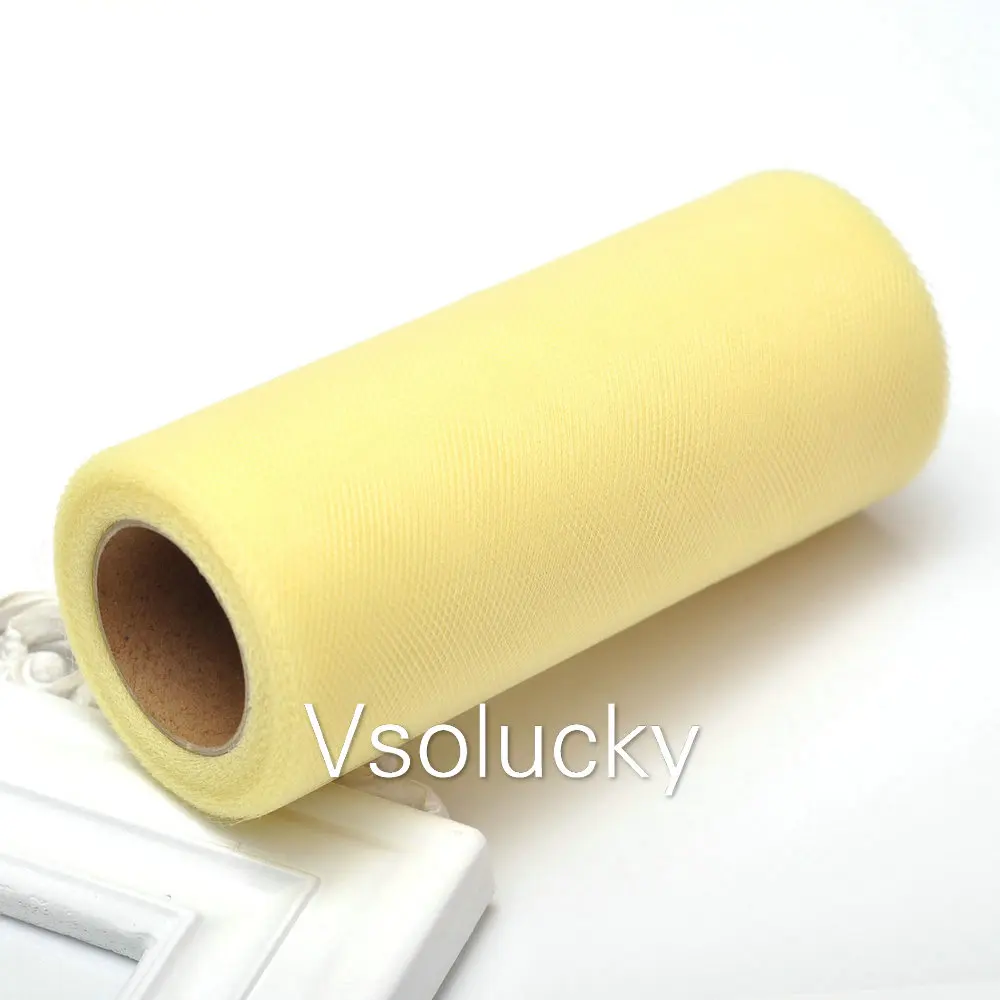 1 рулон сетка из органзы 6 дюймов x 25 ярдов|decorative decorative|decor diydecoration wedding party |