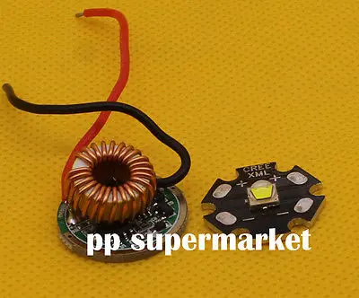 Cree XM L2 XML2 светодиодный драйвер + холодный белый 6000k чип 20 мм DIY|Подвесные лампочки| |