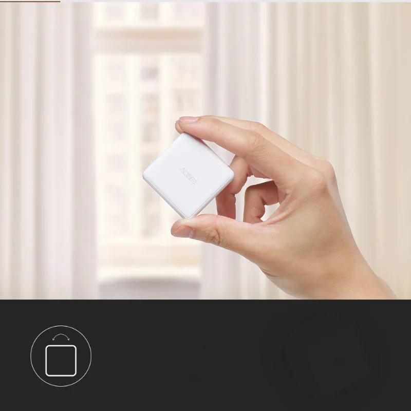 Xiaomi Aqara контроллер Magic Cube с помощью шести действий Zigbee версия управляется для умного дома устройство работает с приложением Mijia Home