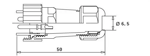 Водонепроницаемый авиационный Кабельный соединитель IP68 штекер и гнездо 1 2 3 4 5 6 7