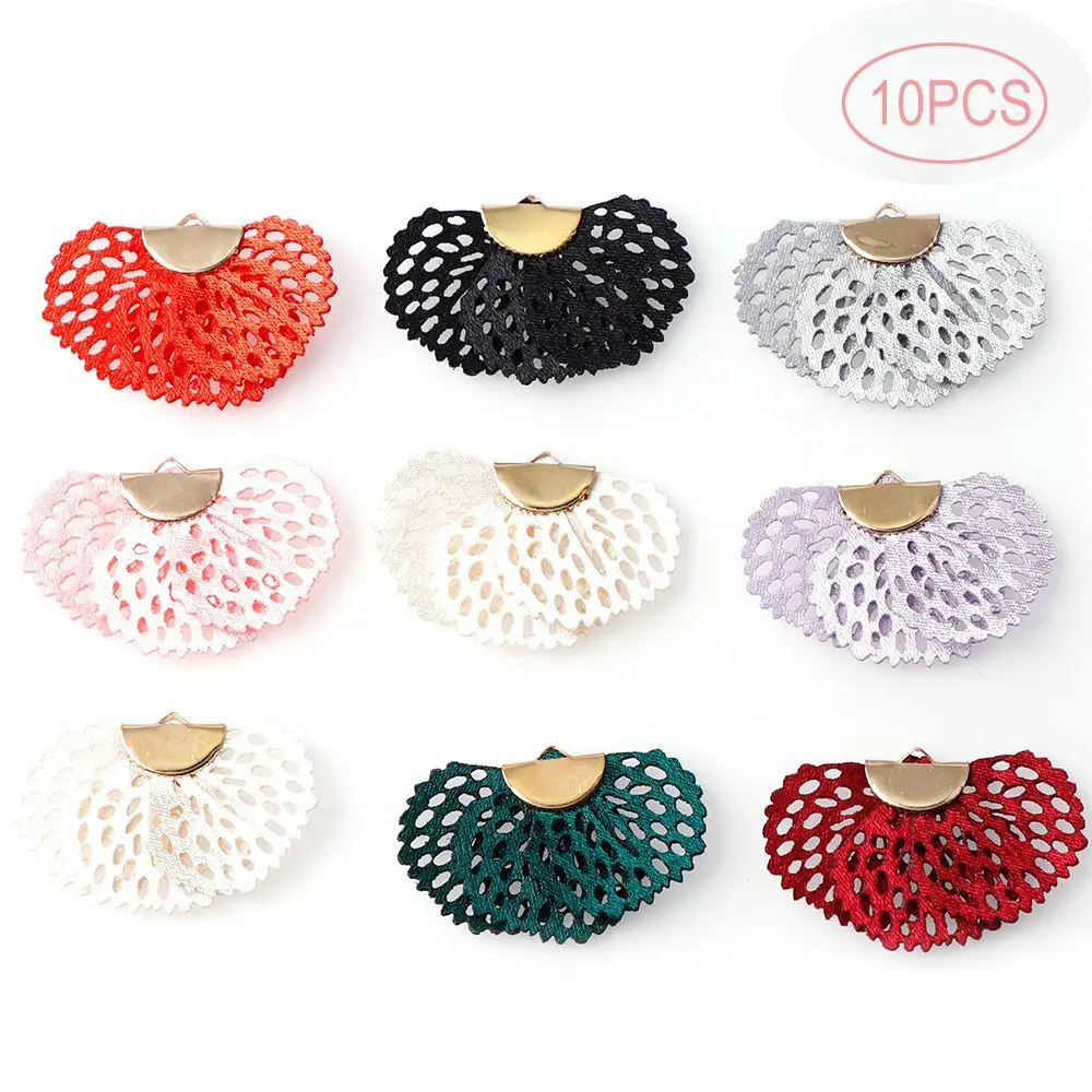 Кружевной бант More Style Mix 10 шт./лот шелковая кисточка с подвеской в виде цветка для