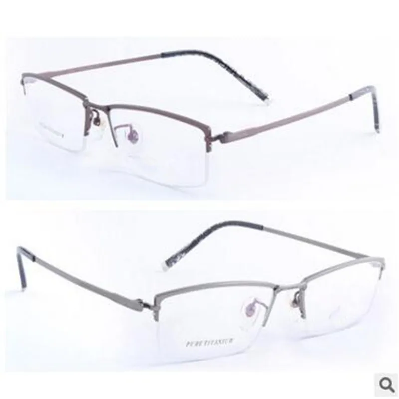 ANNE GLASSES Frame Fashion New Titanium Eyeglass Frames Men Half Rim Optical for Prescription Glasses 9925 Eyewear | Аксессуары для