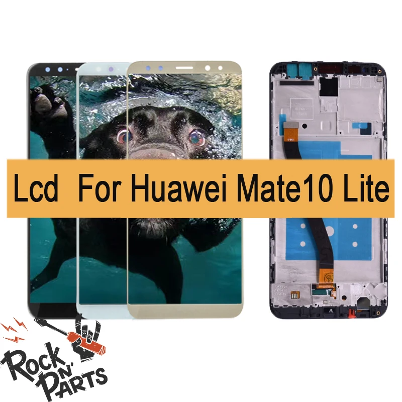 5 9 'для Huawei Mate 10 Lite ЖК дисплей Дисплей Сенсорный экран Ассамблеи Замена с рамкой