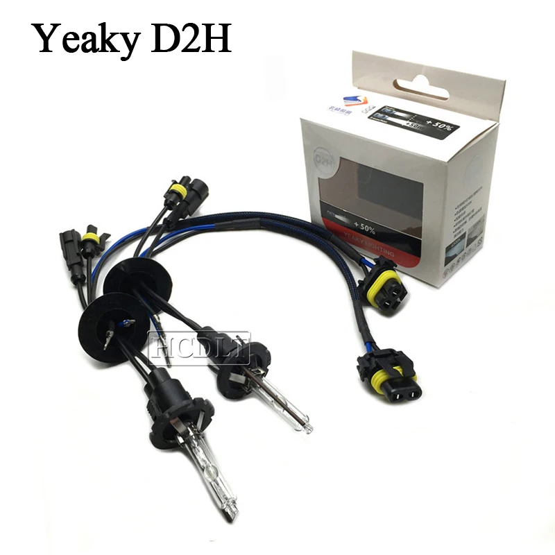 HCDLT оригинальная ксеноновая HID лампа 5500K Yeaky D2H D2S D4S 4500K 6500K D1S D3S Автомобильная фара 35W Yeaky Xenon D1S HID лампа