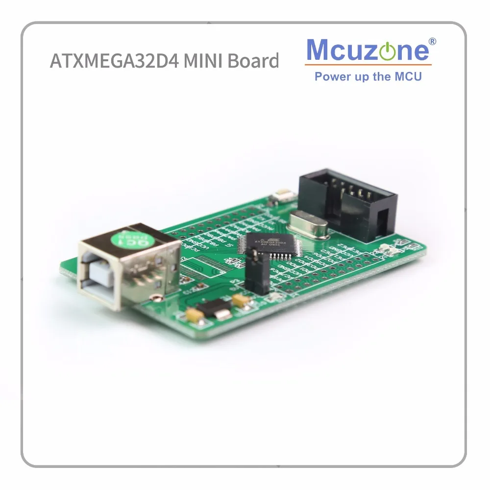 ATxmega32D4 мини набор для разработки xmega32D4 32D4 2 UART atmel AVR плата микрочип PDI MCU IC|atmel|atmel kit |
