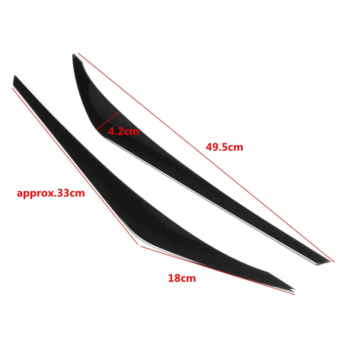 Пара автомобильных фар Eyeline точечный молдинг декоративная накладка ABS для Hyundai