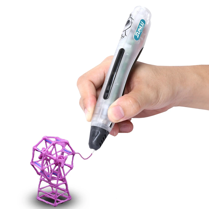 SUNLU фабрика SL-400 3D Ручка DIY Модель волшебный принтер с 1,75 мм PLA нити Stylo 3D Рисунок пластиковый карандаш для детей