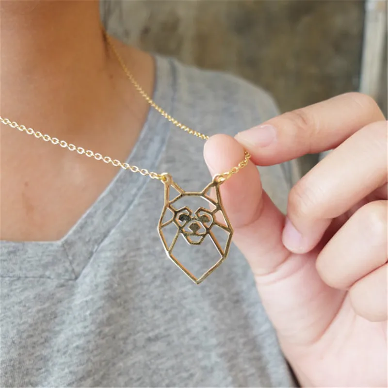 Женское Ожерелье чокер с подвеской в виде головы собаки|chokers necklaces for women|choker fashion