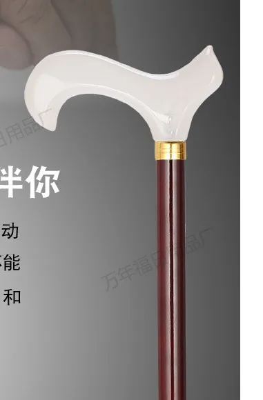 

Luminous tap crutch Beech manufacturer sells travel cane of imitation jade bibcock directly dragon wooden walking stickroom