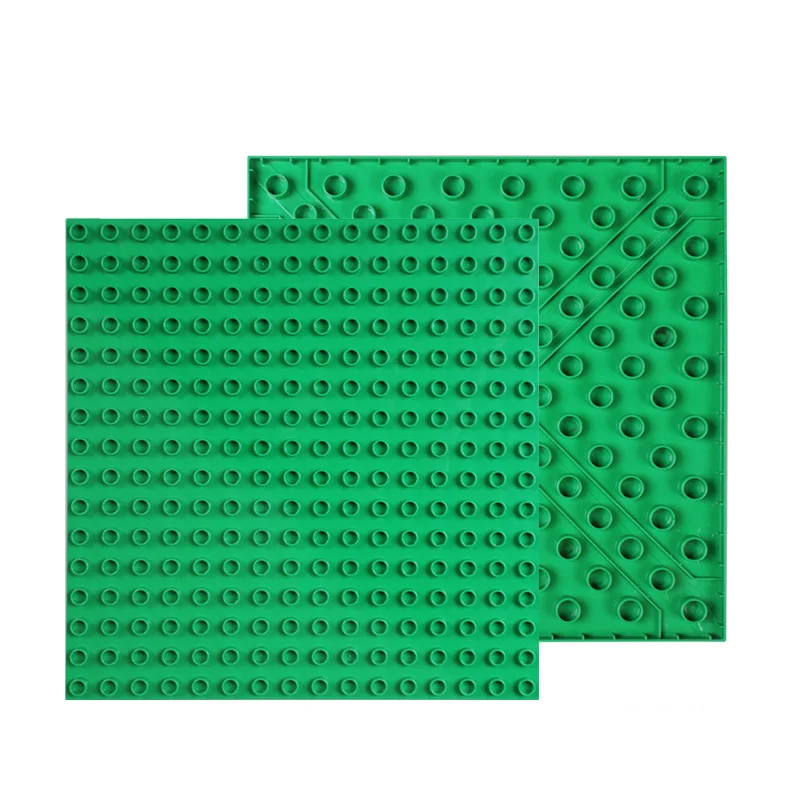 25x25cm baseplate GN 54-248 шт мраморный трек бегать лабиринт мяч трек строительные блоки пластиковая воронка слайд большой размер кирпичи совместимый блок Duplos - Цвет: 25x25cm baseplate GN