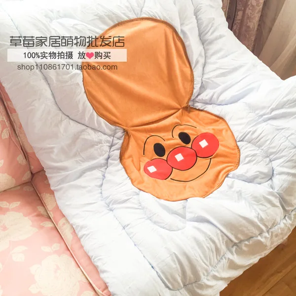 Плюшевое одеяло с рисунком Anpanman Baikinman кондиционер подушка для отдыха автомобиля