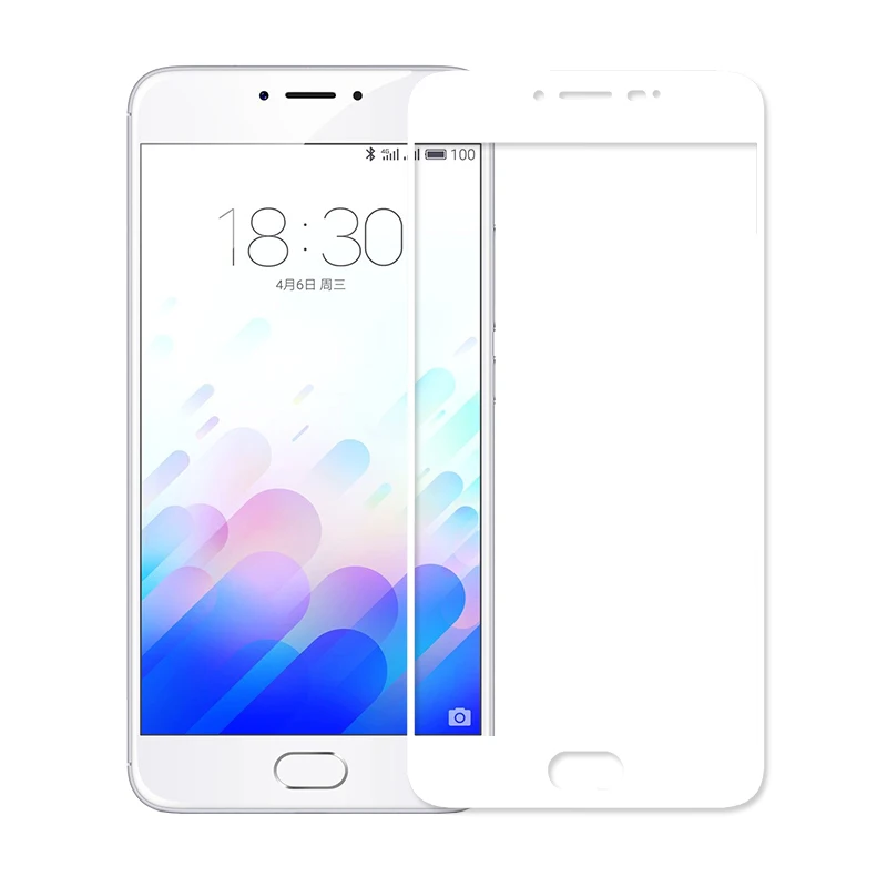 SIJIE полноэкранное закаленное стекло для Meizu M3S 2017 Новый Модный высококачественный