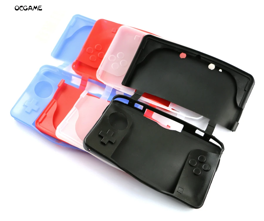 OCGAME 50 шт./лот силиконовый мягкий чехол для 3DS гелевый резиновый защитный корпус