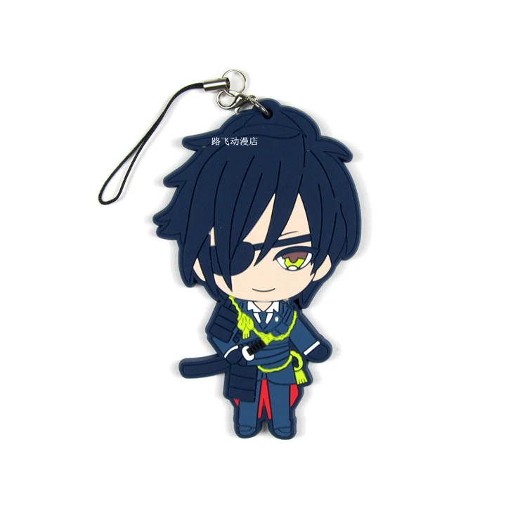 Touken Ranbu онлайн Kashuu Mikazuki Munechika фигурку аниме модель резиновый брелок кулон подарок