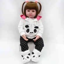 Bebes Кукла реборн 47 см куклы для маленьких девочек Мягкие силиконовые Boneca reborn Brinquedos Bonecas подарки на день детей игрушки на кровать