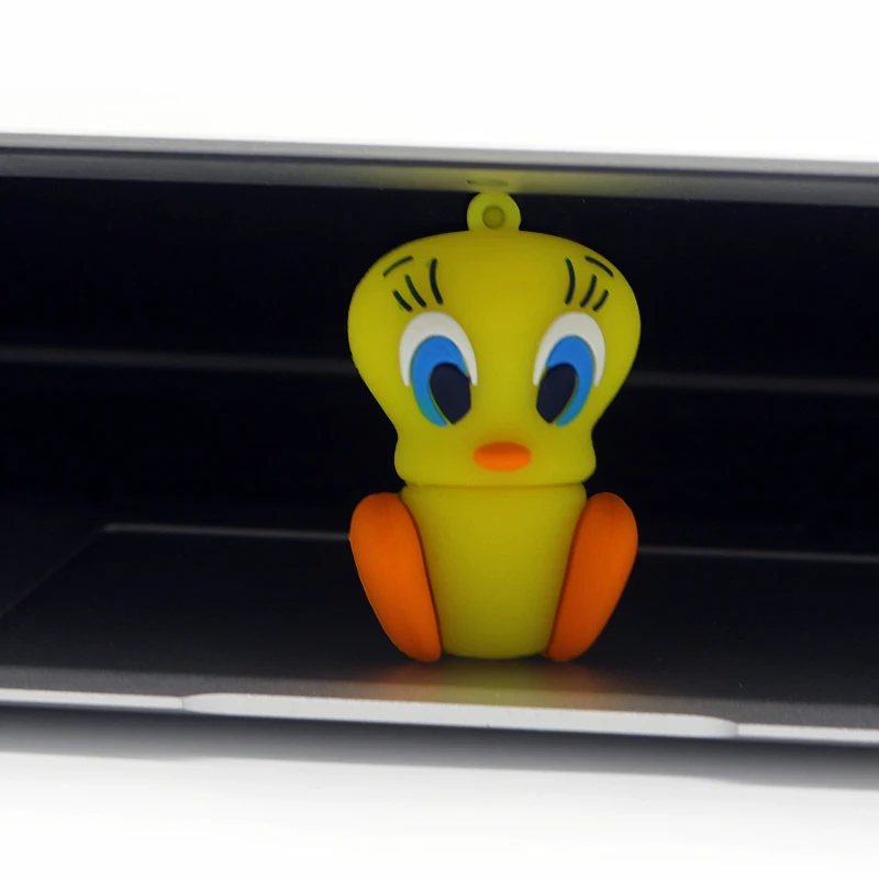 Птичка Твити USB флэш-накопитель 64 ГБ животное U диск 4 ГБ 8 ГБ 16 ГБ 32 ГБ флеш-накопитель кремниевый USB мини-джойстик Флешка внешний накопитель