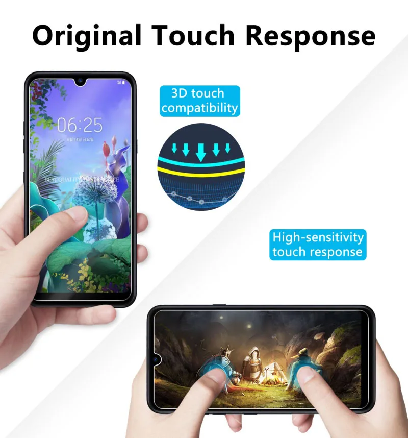 2.5D 9H закаленное стекло для LG X6 защиты экрана премиум класса защитная