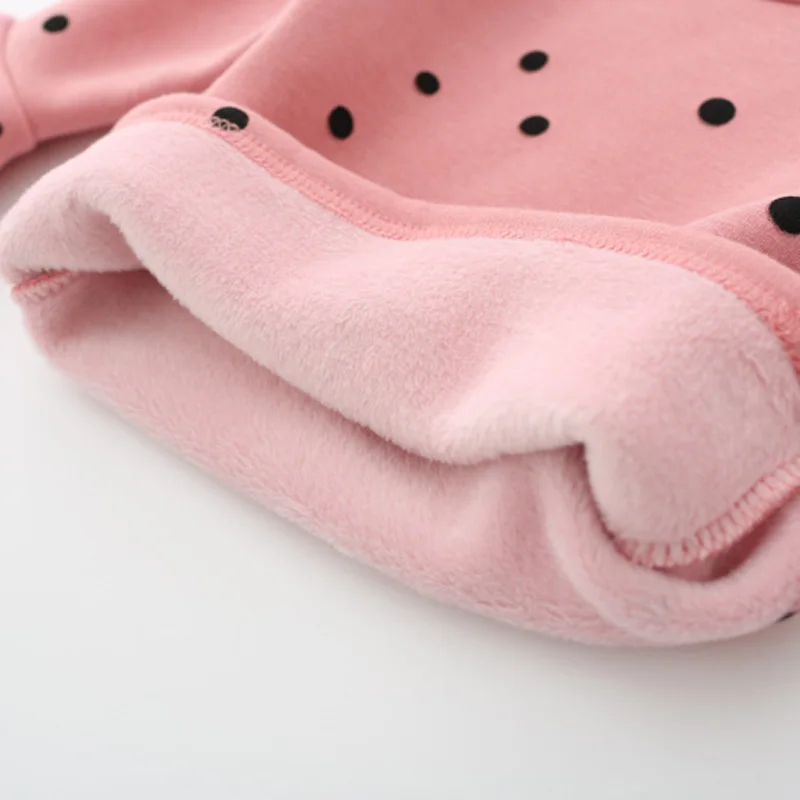 Зимние футболки для маленьких девочек бархатные толстые теплые топы блузка с