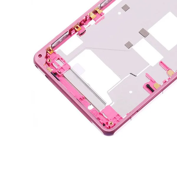Высокое качество Замена переднего корпуса ЖК рамка пластина для Sony Xperia Z1 Compact Mini