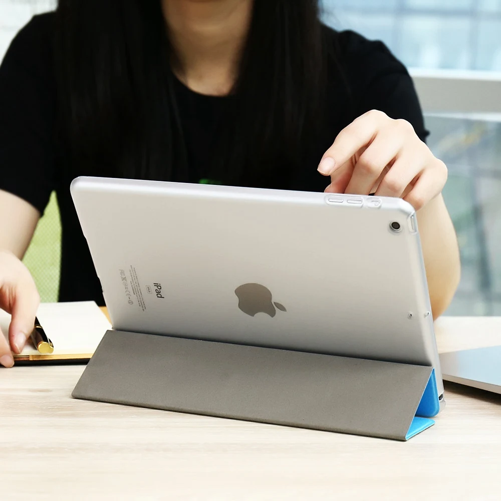 Кожаный чехол KISSCASE с откидной крышкой и подставкой для iPad Pro откидная матовая