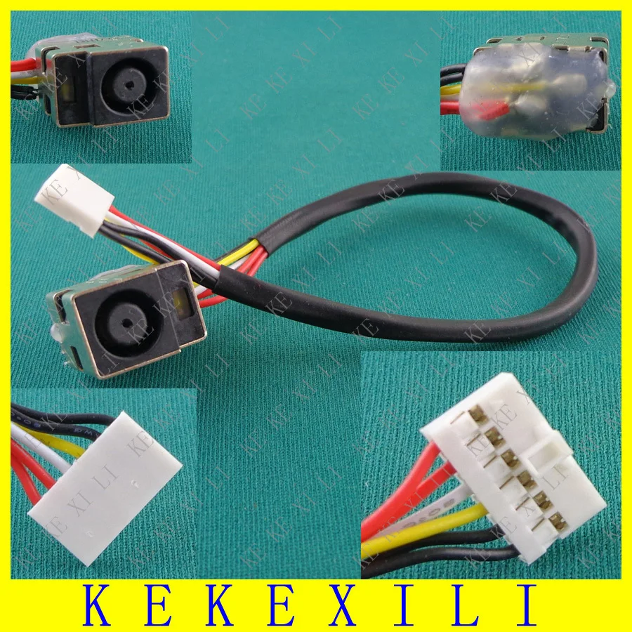 Разъем питания постоянного тока для ноутбука (с кабелем) серии HP Pavilion dv5 G71 DV6 CQ61