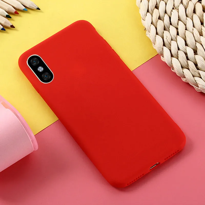 9 Мягкий чехол из ТПУ ярких цветов Чехол для iPhone 6 6s 7 8 Plus X XR XS Max чехол для iPhone 7 8 для iPhone 11 Pro Max - Цвет: 9