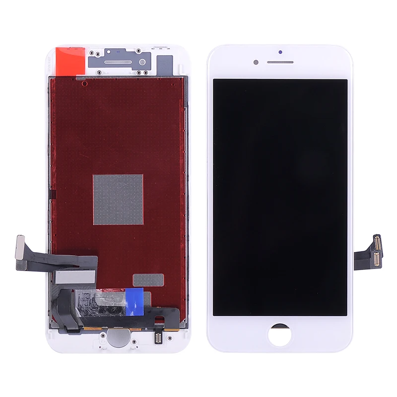 Белый ЖК дисплей для iPhone 8 экран с кодирующий преобразователь сенсорного экрана в