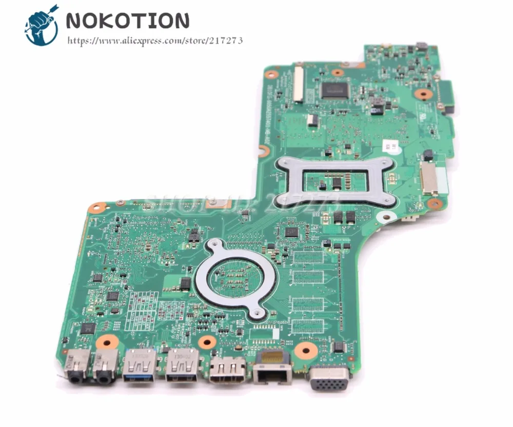 NOKOTION для Toshiba Satellite C50 C50-A материнская плата ноутбука V000325010 DB10FG-6050A2557401-MB-A02 HM76 DDR3 GT710M