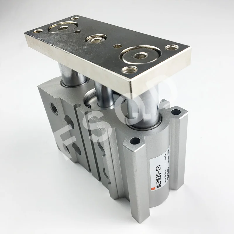 MGPM25-150 MGPM25-175 MGPM25-200 SMC компактный направляющий цилиндр тонкий трехосевой цилиндр с стержнем цилиндр MGPM серия