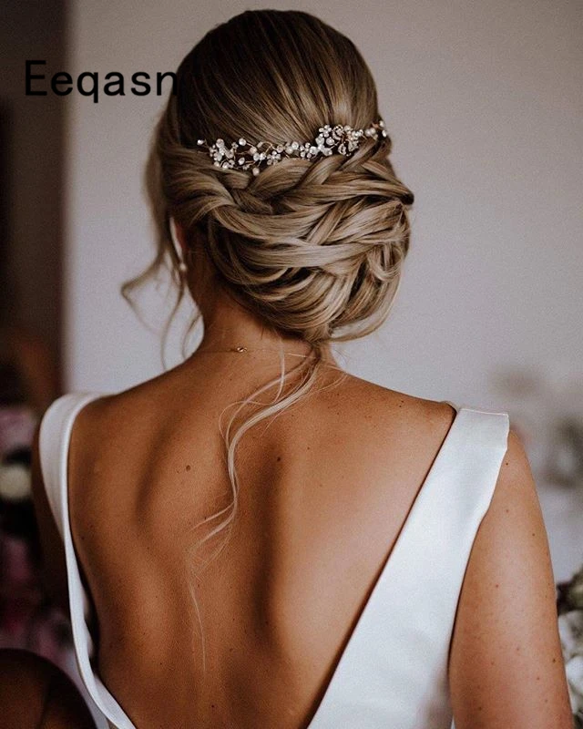 Свадебное платье трапециевидной формы Vestido de Noiva элегантное невесты без рукавов с