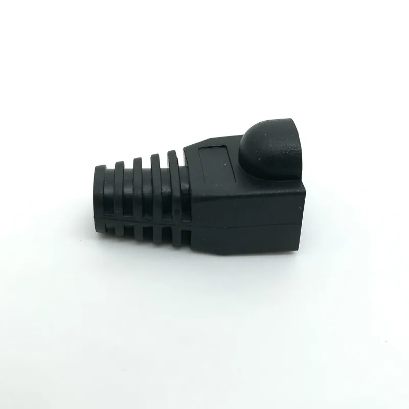 100 шт./лот rj45 шапки cat5 cat5e cat6 сетевые ботинки ethernet кабель разъем rj 45 оболочка cat 6