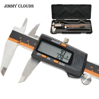 0 150mm digital caliper stainless steel electronic vernier calipers metricinchfraction micrometer gauge measuring tools