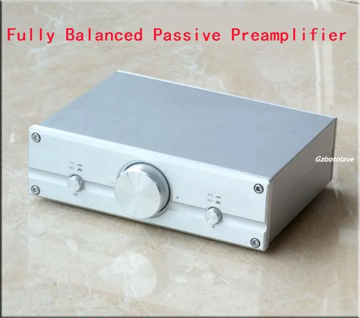 

WBT version Fully Balanced Passive Preamplifier ALPS balanced potentiometer/Volume Controller XLR/RCA HiFi Pre-amp FV2