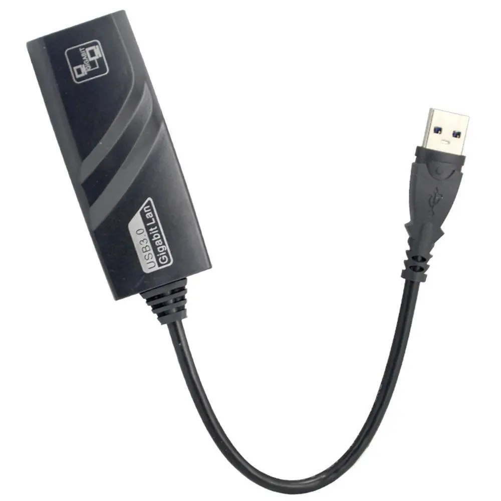 

USB 3.0 10/100/1000Mbps Gigabit Ethernet RJ45 External Network Card LAN Adapter For Pc Laptop
